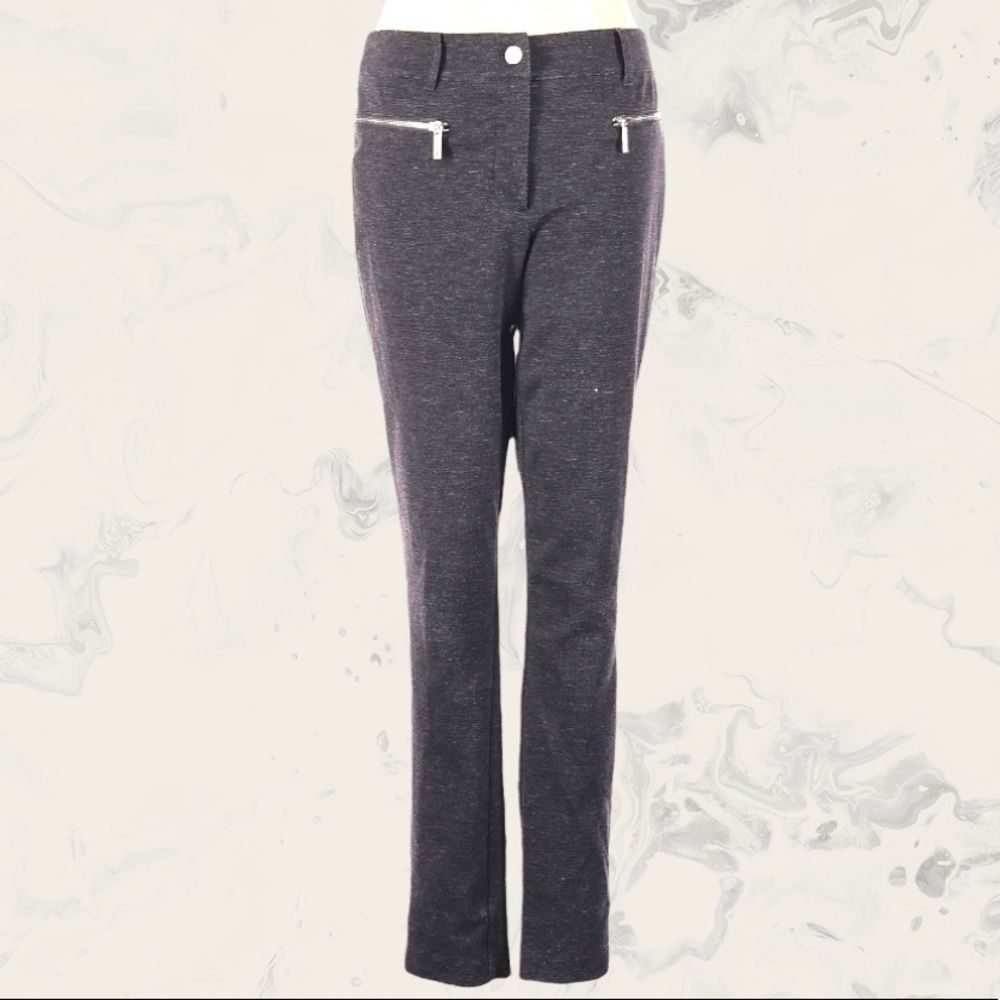 Michael Kors Gray Stretchy Womens Dress Pants